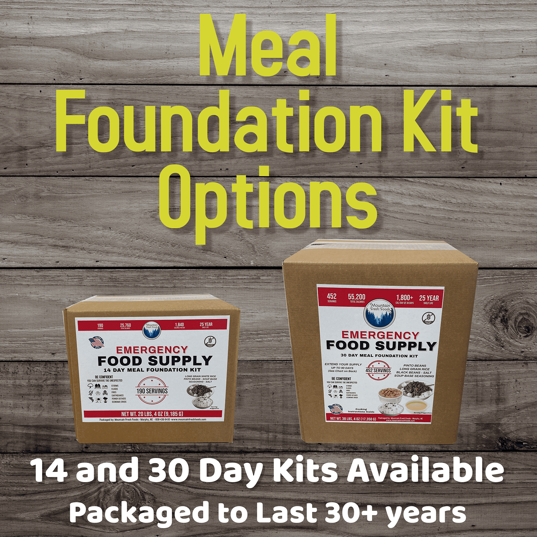Meal Foundation Kit Options
